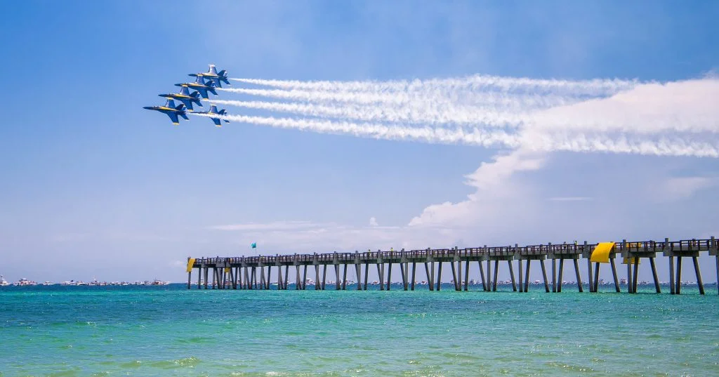 Pensacola Beach Air Show featuring the US Navy Blue Angels