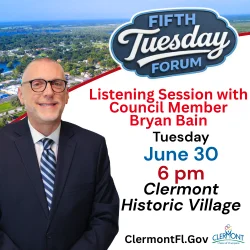 Fifth Tuesday Forum with Council Member Bryan Bain