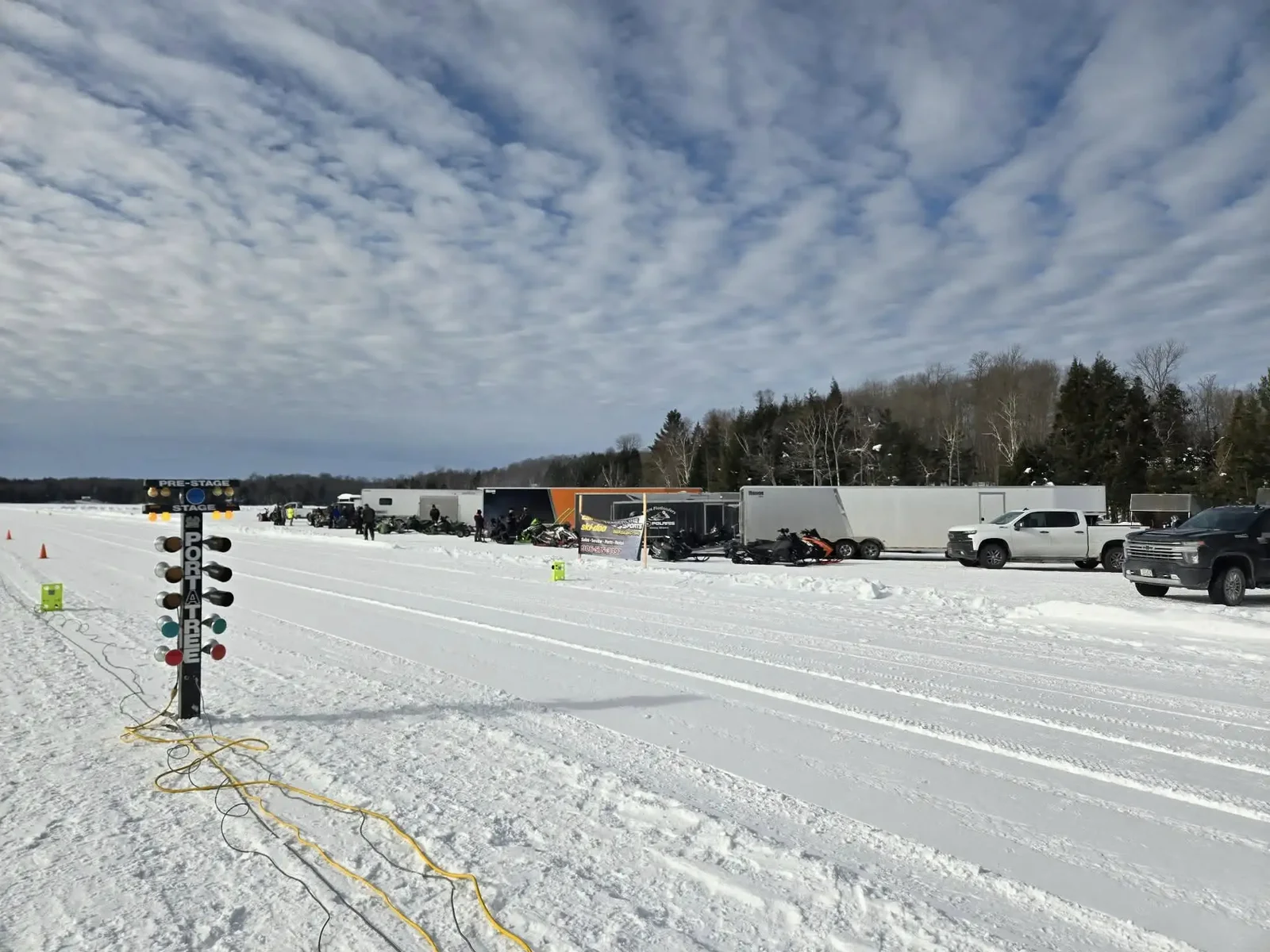 King of the Lake Snow Drags at Lynx Lake