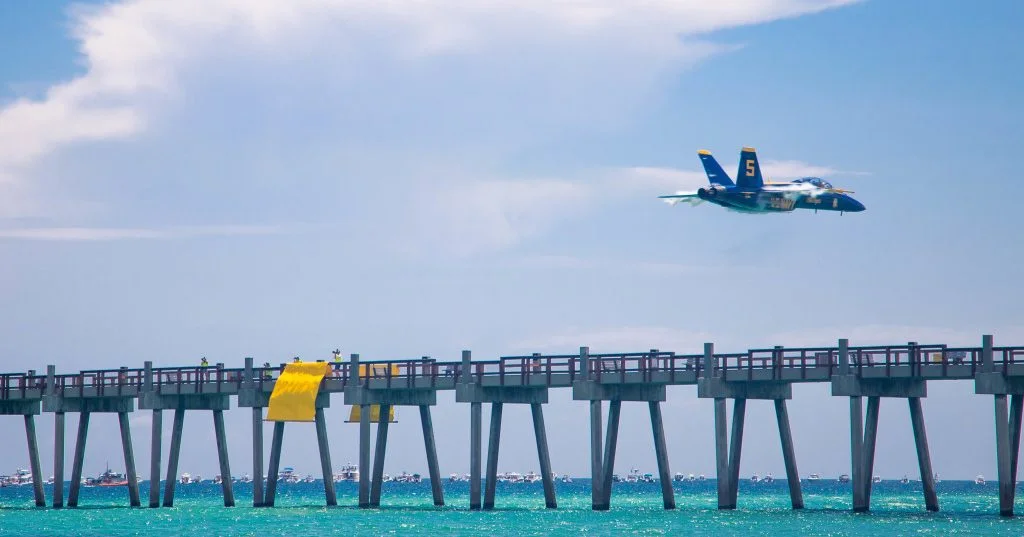 Full Blue Angels Practice Show