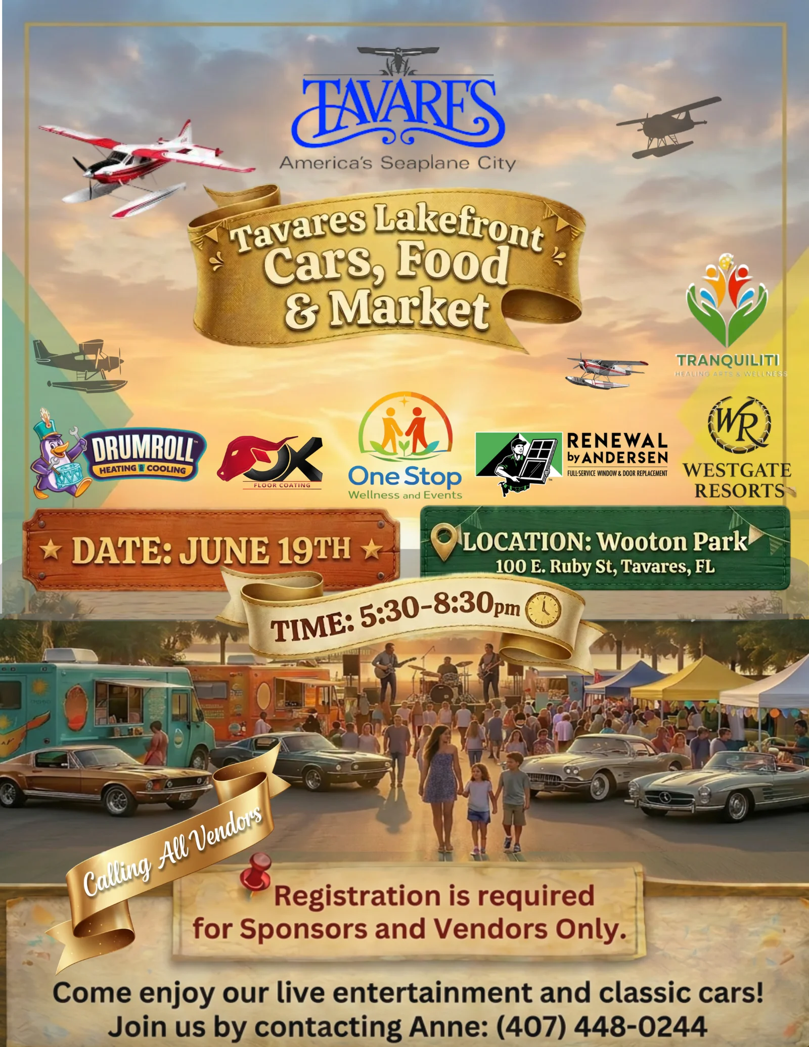 Tavares Lakefront Cars, Food Trucks & Market