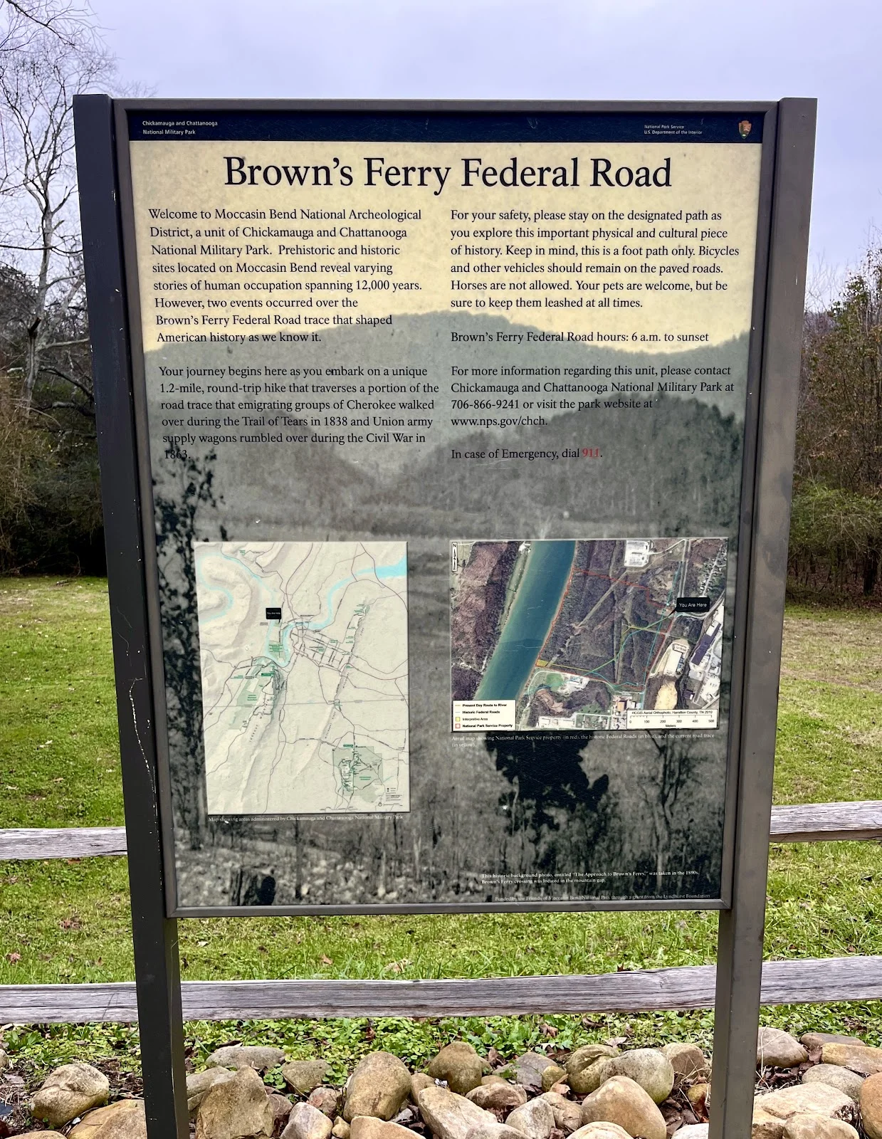 Brown's Ferry Federal Road Trailhead