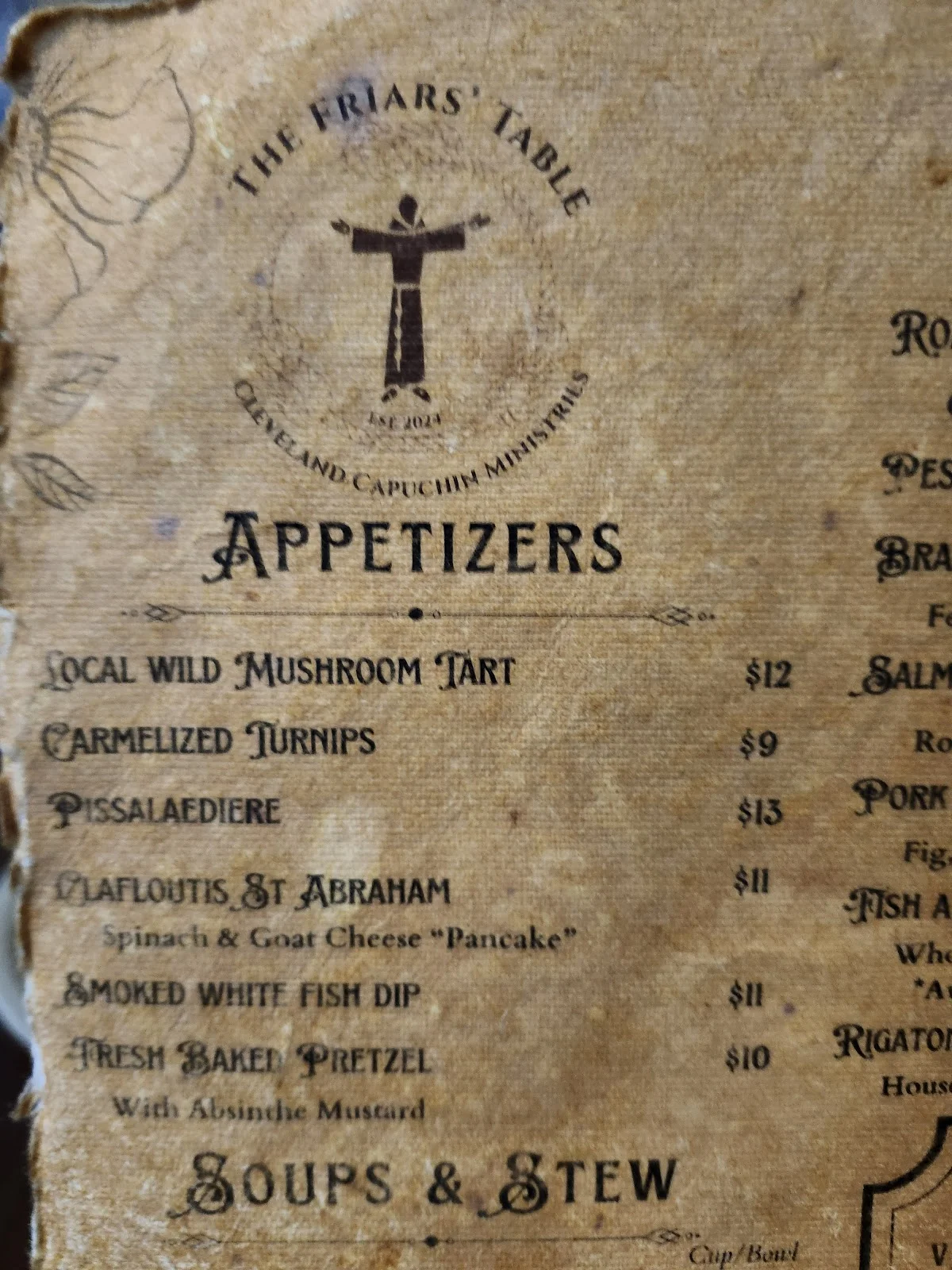 The Friar's Table