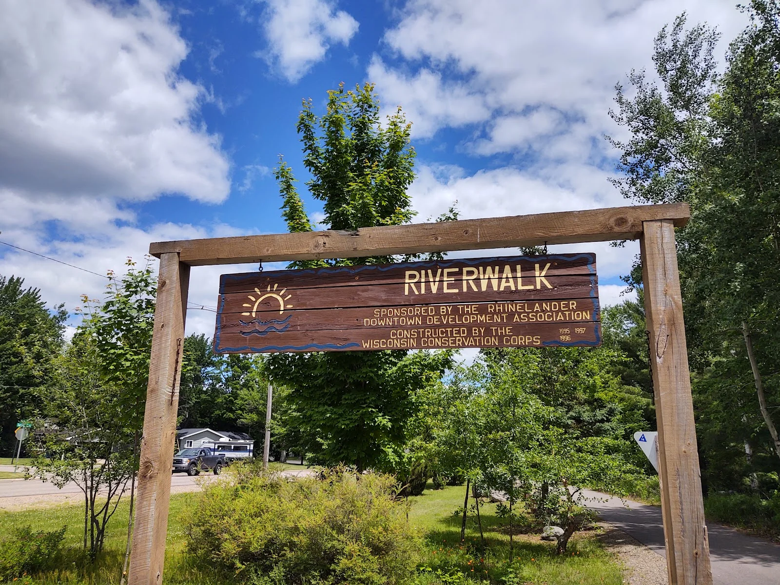 Rhinelander Riverwalk Trailhead