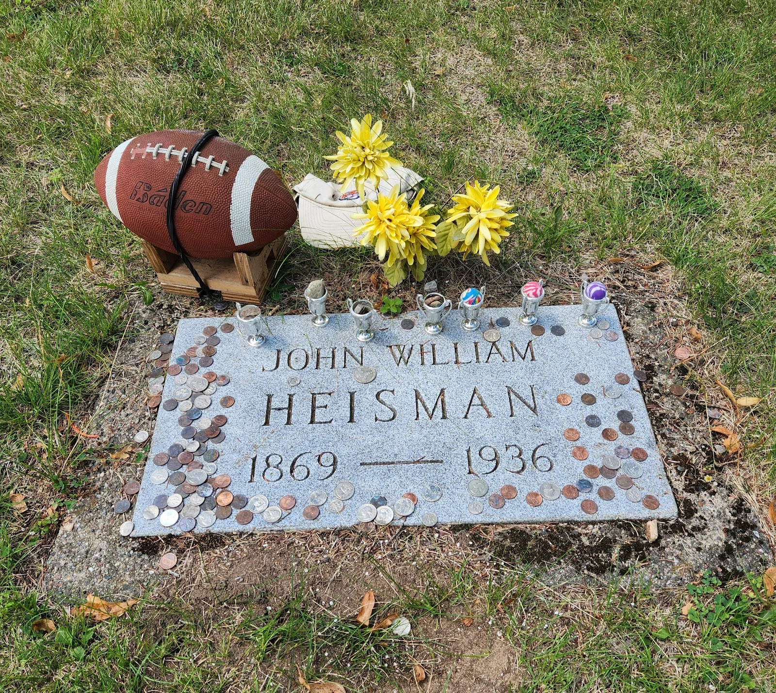 John Heisman's Grave of Heisman Trophy