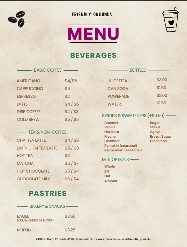 Friendly Grounds Cafe