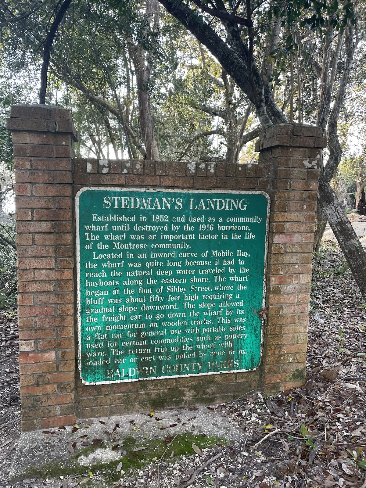 Stedman's Landing - park in Fairhope