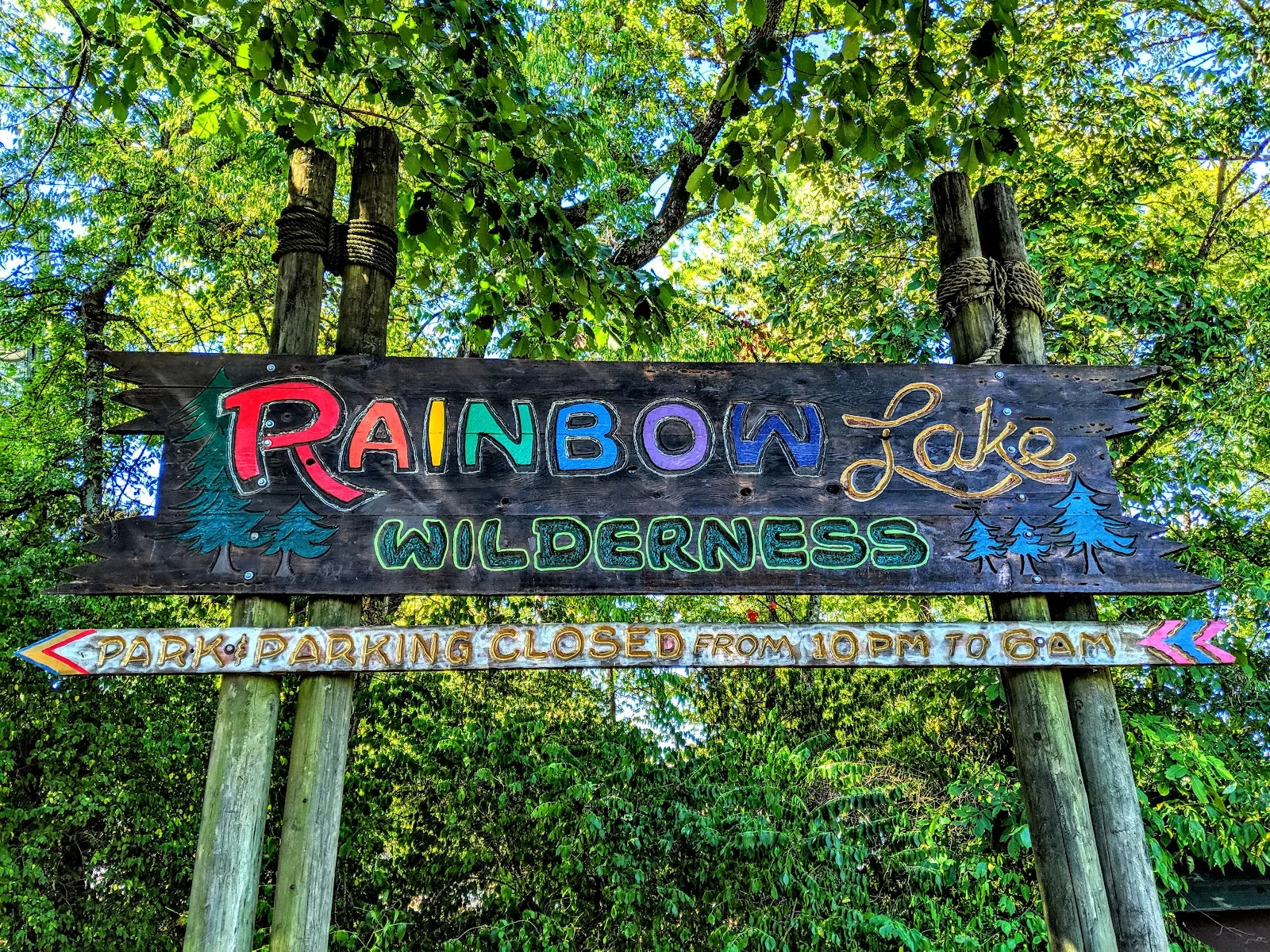 Rainbow Lake Wilderness Area & Suspension Bridge